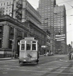 April  Baltimore Md Trolley of  vintage Many old cars have been reconditioned because of wartime transportation pressure